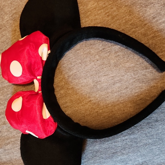 Kids Mickey Mouse Ears Costume Headband Set - Red and Black - Picture 2 of 5